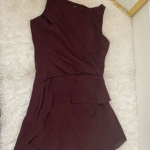 Plum wine casual dress